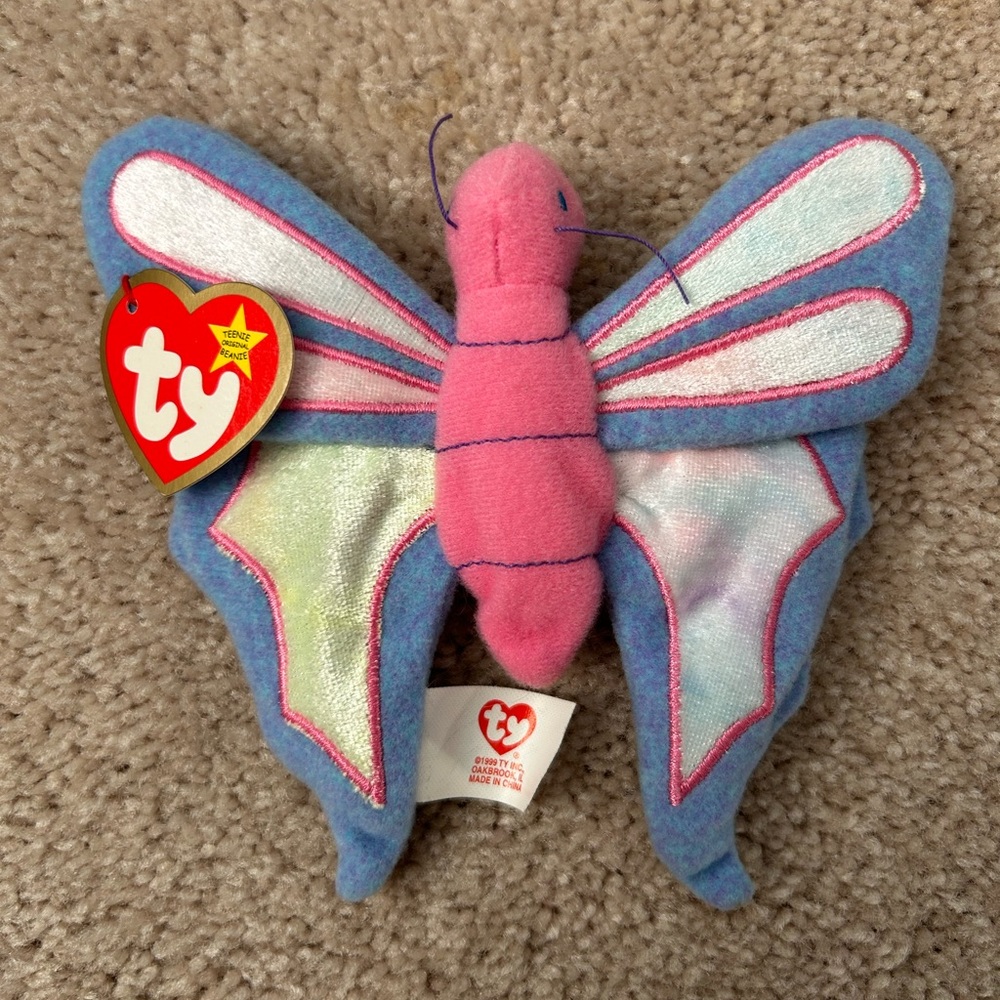 Teenie Beanie Babies Flitter the Butterfly